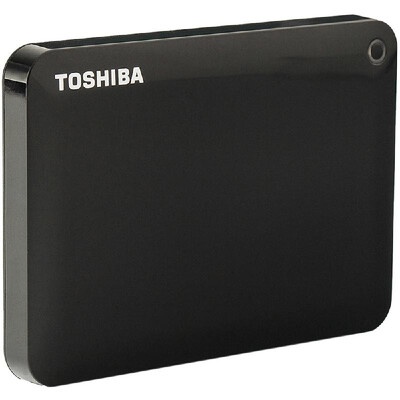 

Toshiba Canvio Connect II USB30 25" External Hard Disk Drive Mobile HDD Desktop Laptop Encryption HDTC810YK3AA
