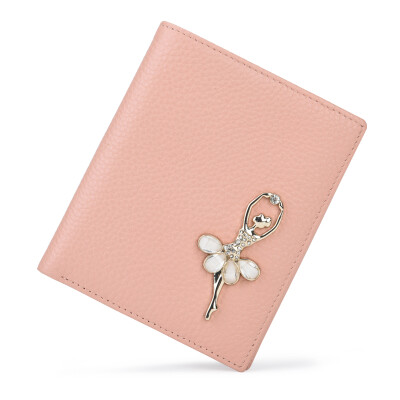 

Scarecrow MEXICAN Women&39s Wallets Sweet Porcelain Cushion Cowhide Wallets Wallets Twins Two Wallets Ballet Girls MXD30494L-04 Pink