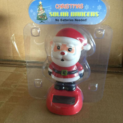 

1Pcs Snowman Solar Powered Dancing Flip Flap Car Home Desk Decoration Xmas Gift