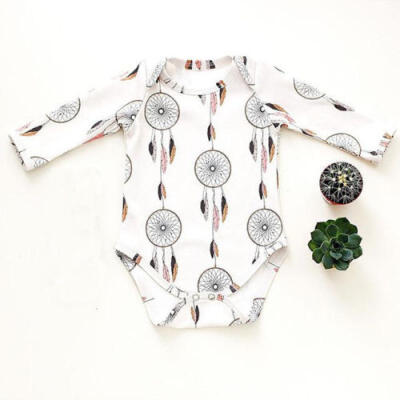 

Newborn Baby Boy Girl Romper Jumpsuit Bodysuit Clothes Campanula Outfits Set UK