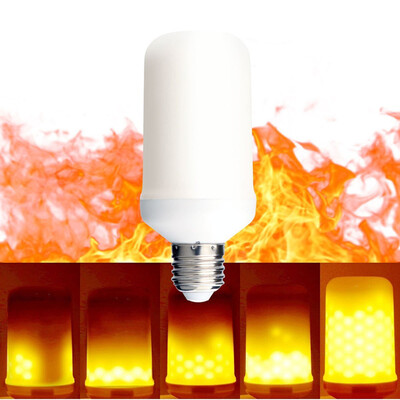 

KWB LED Flame Effect Fire Light Bulbs 2 modes Creative with Flickering Emulation Lamp