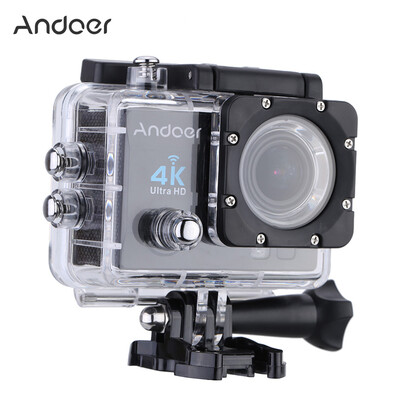 

Andoer Q3H 2" Ultra-HD LCD 4K 25FPS 1080P 60FPS Wifi Wireless Connection 16MP Action Camera 170°Wide-Angle Lens with Diving 30-me
