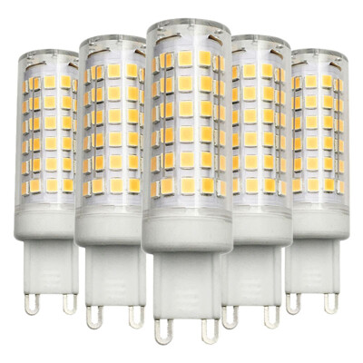 

5PCS Ywxlight Dimmable G9 9W 76LED 2835SMD Led Ceramics Lamp AC 200 - 240V