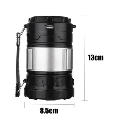 

Solar Rechargeable LED Flashlight Power Camping Tent Light Torch Lantern Lamp