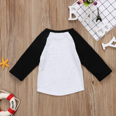 

UK Toddler Kids Baby Boys Cotton Long Sleeve T-shirt Tee Shirts Tops Clothes Set