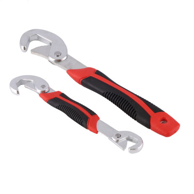 

2 pcs Portable Adjustable Quick Snap and Grip Wrench Universal Wrench Set