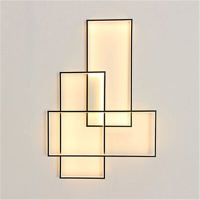 

Baycheer HL483477 High Bright White Light 1440"Wide Frame Led Indirect Wall Sconce Black Finish