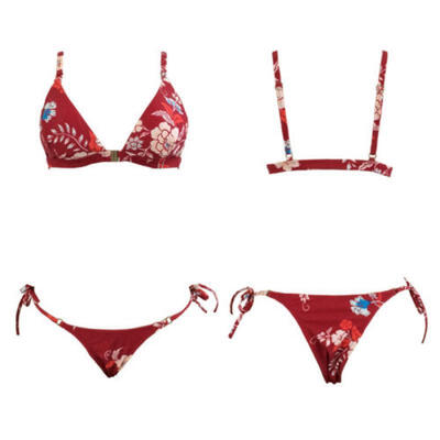 

Womens Sexy Floral Bandage Bikini Set Push Up Bra Swimwear Swimsuit Bathing