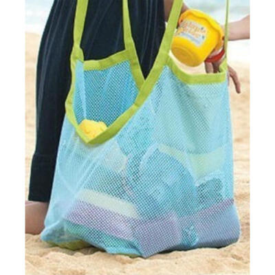 

Portable Mesh Children Beach Dredging Tools Toy Quick Storage Bag Handbag SL