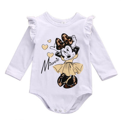 

Newborn Baby Girls Infant Romper Jumpsuit Bodysuit Cotton Clothes Outfit 0-18M