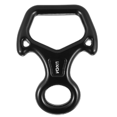

Lixada Outdoor Rock Climbing 8 Descender 25KN Rescue Figure Rappelling Gear Belay Tool Rigging Plate Horns Type Protection Downhil
