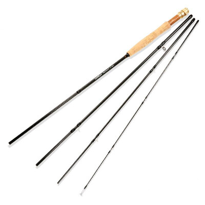 

Lixada Portable 9 Feet 27M 4 Sections Detachable Carbon Fiber Fly Fishing Rod Pole Fishing Tackle