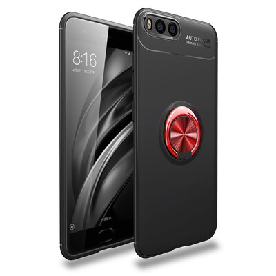 

Fivice Xiaomi MI 6 case TPU metal ring shell magnetic bracket soft shell