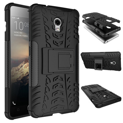 

Fivice Lenovo VIBE P1 Case TPU anti-fall tire pattern back clip bracket phone case
