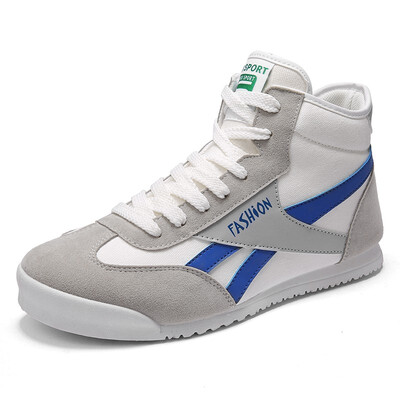 

Mens Sports Casual Fashion Sneakers High Cut Shoes For Men Out doors Shoes Green Blue Black Size 39-44