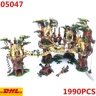 

Lepin 05047 Wars on Star Ewok Village Building Blocks Juguete Para Construir Bricks Toys Legoinglys 10236 Model