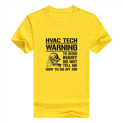 

Avoid Injury Dont Tell Me How To Do Job HVAC Tech Premium Mens T-Shirt