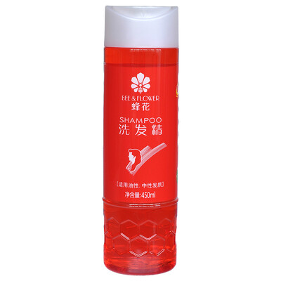

Bee Flower Herbal Shampoo 450ml Oil Control Anti-dandruff Anti-itch Lavender Fragrance Men&Women Shampoo