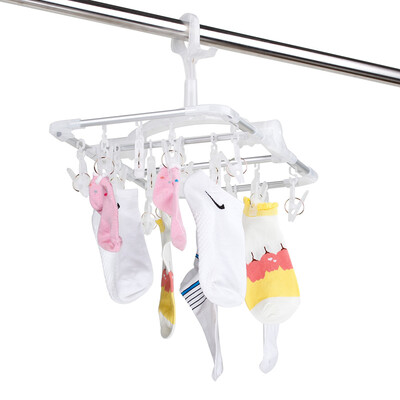 

Jingdong supermarket] the United States and the United States long clothes jacket anti-wind aluminum drying rack 32 folder