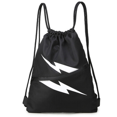 

Jingdong Supermarket Qingqi who draw the rope backpack men&women junior high school students package leisure sports bag bundle bag canvas bag 690 beam black