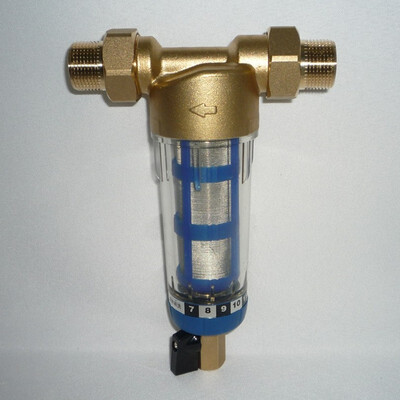 

MaryTeQ M-P-005 whole house main line sediment water purifier water pre filter with scraper