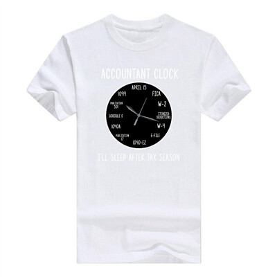 

Accountant Gifts Accountant Clock CPA Gift Young Mens T-Shirt