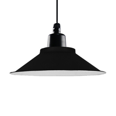 

Baycheer HL486949 Indoor Single Light Bronze LED Pendant 1377"Width Down Lighting Pendant with Floral Shade