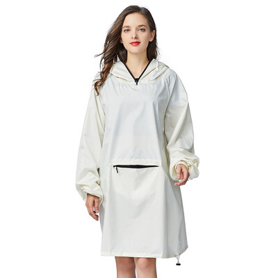 

Diliba Womens Raincoat Hooded Raincoat Jacket Lightweight Reusable Outdoor Hiking Camping Running Poncho