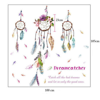 

3D Feather Flower Home&Room Decor DIY Wall Sticker Removable Acrylic Decal Mural