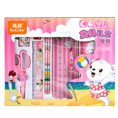 

Истинный цвет (TRUECOLOR) CY1220 CUYA Детский учебный комплект для учащихся начальной школы маленький (розовый)
