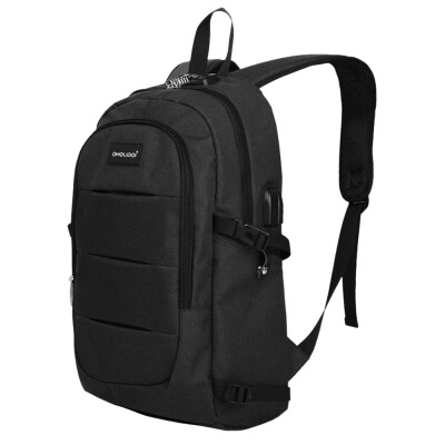 

Multifunctional Casual Breathable Water Resistant Laptop Backpack Anti Theft Should Bag with USB Charging Port Headphone Interface