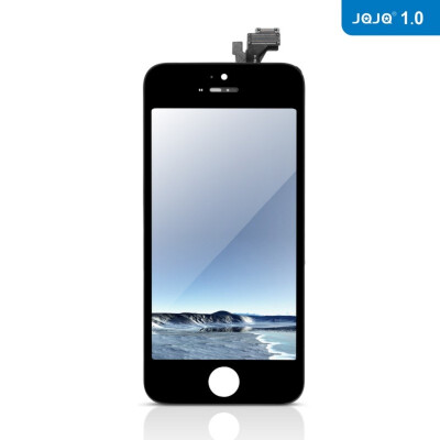 

JQJQ10 is suitable for Apple 5 screen assembly mobile phone display LCD touch glass inside&outside screen repair LCD 5 black screen with accessories