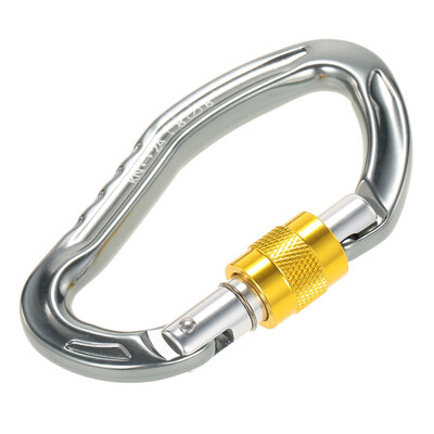

24kN Professional Safety Screw-on Biner Buckle Aluminum Alloy Carabiner for Outdoor Survival Mountaineering Rock Climbing Caving R