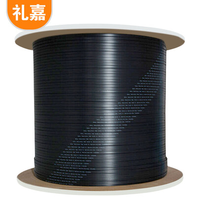 

Lijia LJ-PX8820 leather fiber optic cable indoor self-supporting 30 double core 2 core 2 wire butterfly cable project home fiber optic cable black 2000 m shaft
