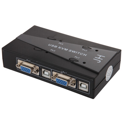 

Jinghua (JH) 3212 KVM переключатель четыре в ручной электронный HD видео коммутатор настольный ноутбук компьютер VGA переключатель монитор совместного использования устройства