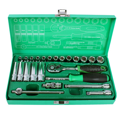 

Pro'skit SK-22401M 1/4 inch 24-piece sleeve tool set for automotive repair special