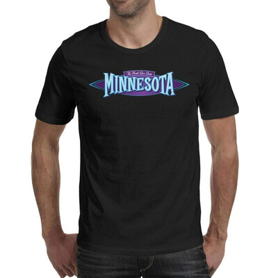 

Melinda Minnesota Fair State Black Mens t Shirts Cute Mens Short Sleeve Cotton t-Shirts