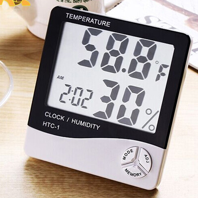 

BINGYOU electronic thermometer&hygrometer thermometer hygrometer clock alarm clock