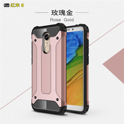 

Fivice Xiaomi Redmi 5 case Luxury Silicone Diamond Armor PC Hard Shell Phone Case