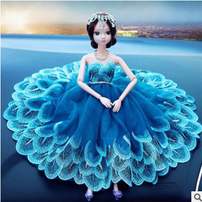 

1 pcs lovely Dolls beautiful Decorative Dolls auto Ornament Sweet Wedding Handmade dolls Fashion Car Interior Decoration