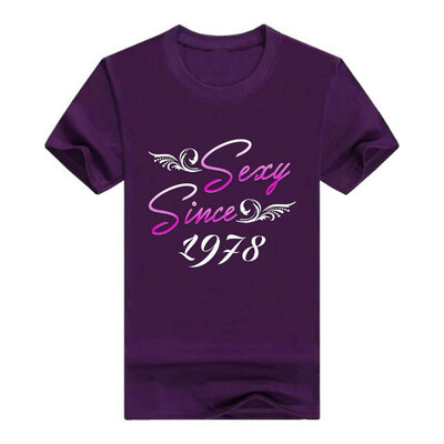 

40th Birthday Gifts idea Sexy Since 1978 40 Years Old Men Tshirt