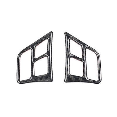 

Carbon Fiber Car Steering Wheel Button Cover Trim Decoration For BMW 3 Series E90 2005-2012