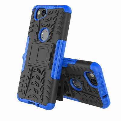 

Fivice Google Pixel 2 Case TPU anti-fall tire pattern back clip bracket phone case