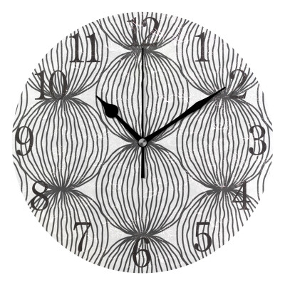 

Wall Clock Arabic Numerals Design Lantern Shape Round