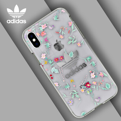 

Adidas new Apple iPhone XXs 58-inch mobile phone case cover three bars slip anti-fall fashion Gazelle series first love powder