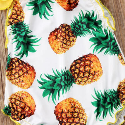 

Cute Toddler Baby Girls Pineapple One-piece Swimwear Swimsuit Swimming Costume