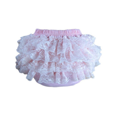 

Buenos Ninos Baby Girl's Soft Lace Top Baby Diaper Bloomer