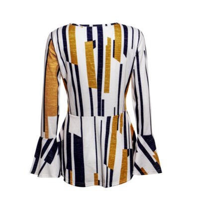

US Women Chiffon Loose Tops Long Sleeve Zip V Neck T Shirt Casual Blouse Shirt