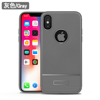 

Fivice iphone X case luxury silicone anti-fall lychee protective cover