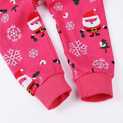 

Unisex Xmas Santa Claus Baby Kids Nightwear Pjs Sleepwear Outfits Set Clothes